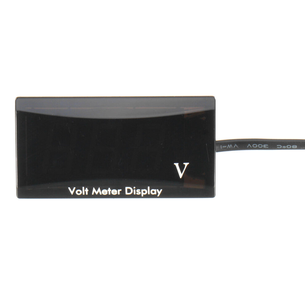 12V Waterproof Voltage Panel Meter Led Digital Display Volt Meterr For Car Motorcycle 5202984947813