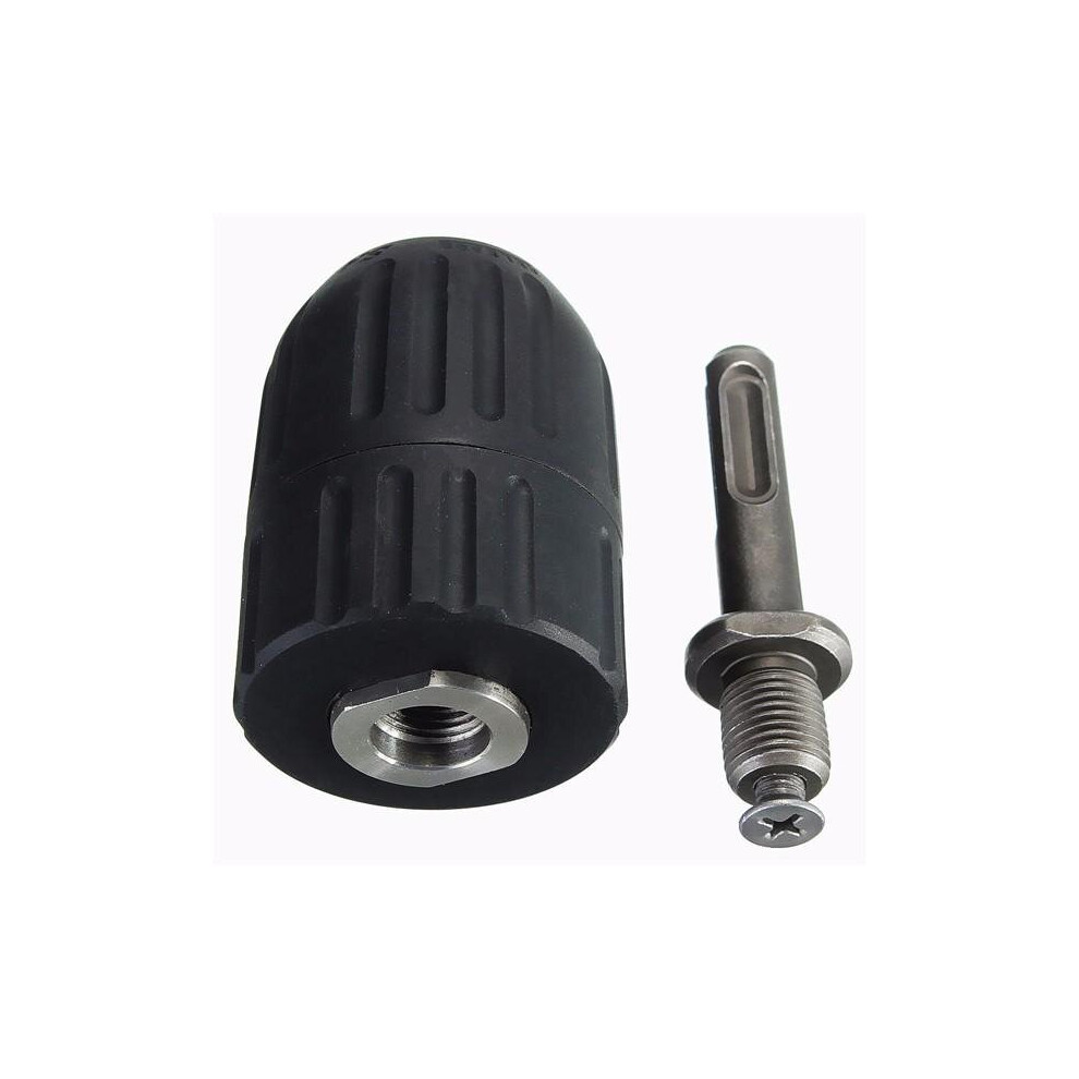 1/2-20Unf Mount 2-13Mm Self Locking Keyless Drill Chuck With 1/2 Sds Adaptor 8651958789442