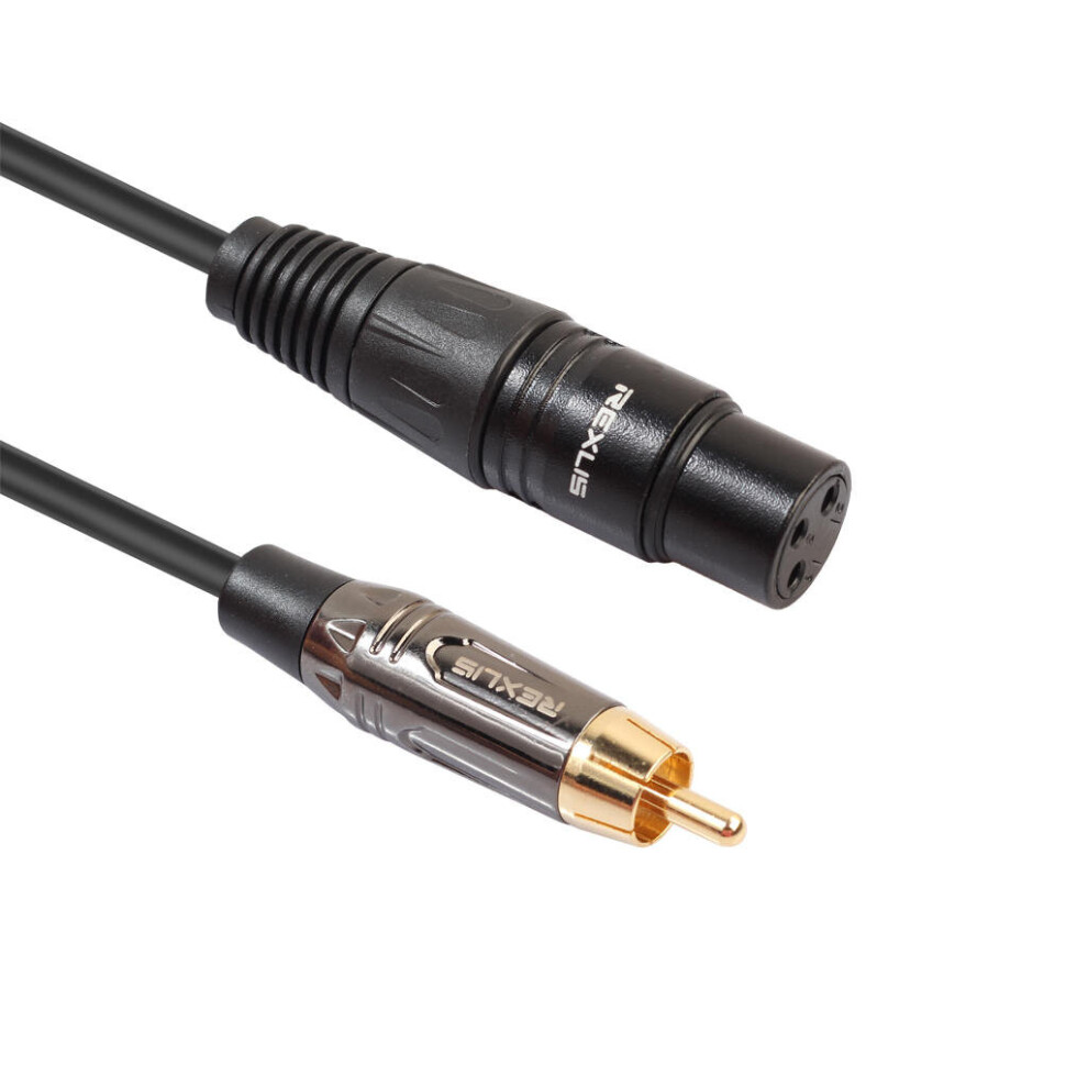 Tr044bf Rca Male To Canon Microphone Mixer Audio Extension Cable 1M 4151093614738