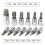 1Set 13pcs Security Tamper Proof Torx Star Bit Socket Set 1/4 3/8 1/2 Inch Drive With Case 4