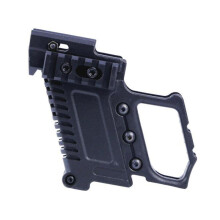 GB37 Tactical Air Gun Equipment Carbine Kit Mount For CS G17 18 19 Airsoft Water Cannon BLACK