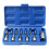 1Set 13pcs Security Tamper Proof Torx Star Bit Socket Set 1/4 3/8 1/2 Inch Drive With Case 1