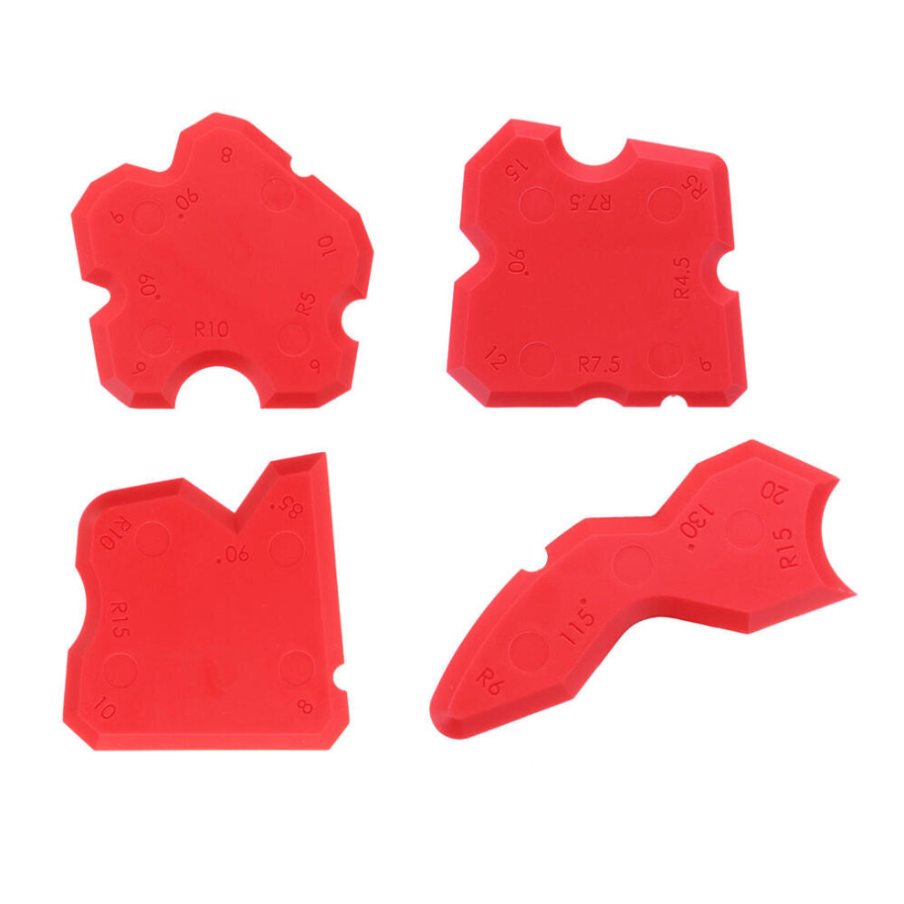 4Pcs Caulking Tool Joint Sealant Glass Glue Scraper Floor Scrapers Tool Grout Spreader 8651951789159