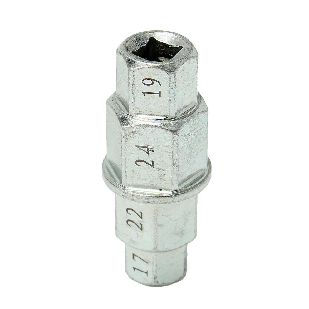 4 In1 Hex Motorcycle Front Wheel Removal Spindle Wrench Tool 17Mm 19Mm 22Mm 24Mm 840079322364