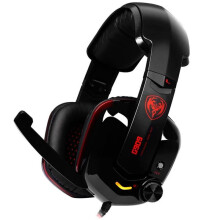 G909 Vibration Virtual 7.1 Surround USB Gaming Headphone Headset With Microphone for PS4 XBOX BLACK