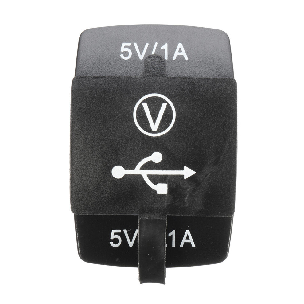 12V Dual Usb Power Charger Socket W/ Led Voltmeter Voltage For Motorcycle Car Boat 5202984949770