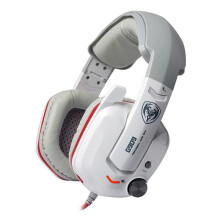 G909 Vibration Virtual 7.1 Surround USB Gaming Headphone Headset With Microphone for PS4 XBOX WHITE