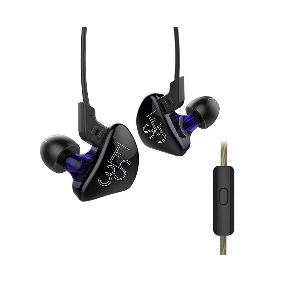 Es3 Hifi 4 Drivers Balanced Armature Dynamic Driver Hybrid Earphone Headphone For Iphone Samsung Color Purple 4191026555196