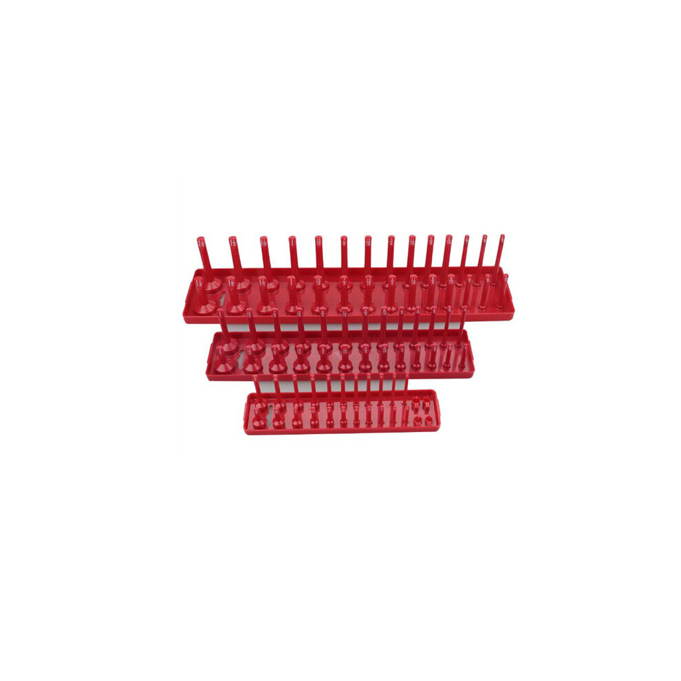3Pcs Socket Rack Storage Rail Tray Holder Shelf Organizer Stand Machinery Parts 6901722571431