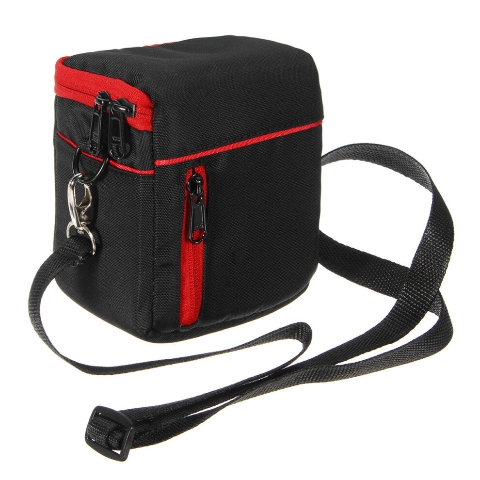 Micro Dslr Camera Dv Camcorder Shoulder Bag Waist Pouch Carrying Case Red 4151093608607