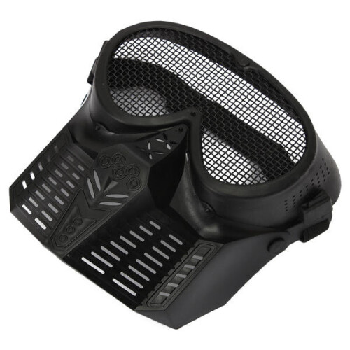 Hunting Biker Airsoft Paintball Tactical Full Face Guard Mesh Mask 1