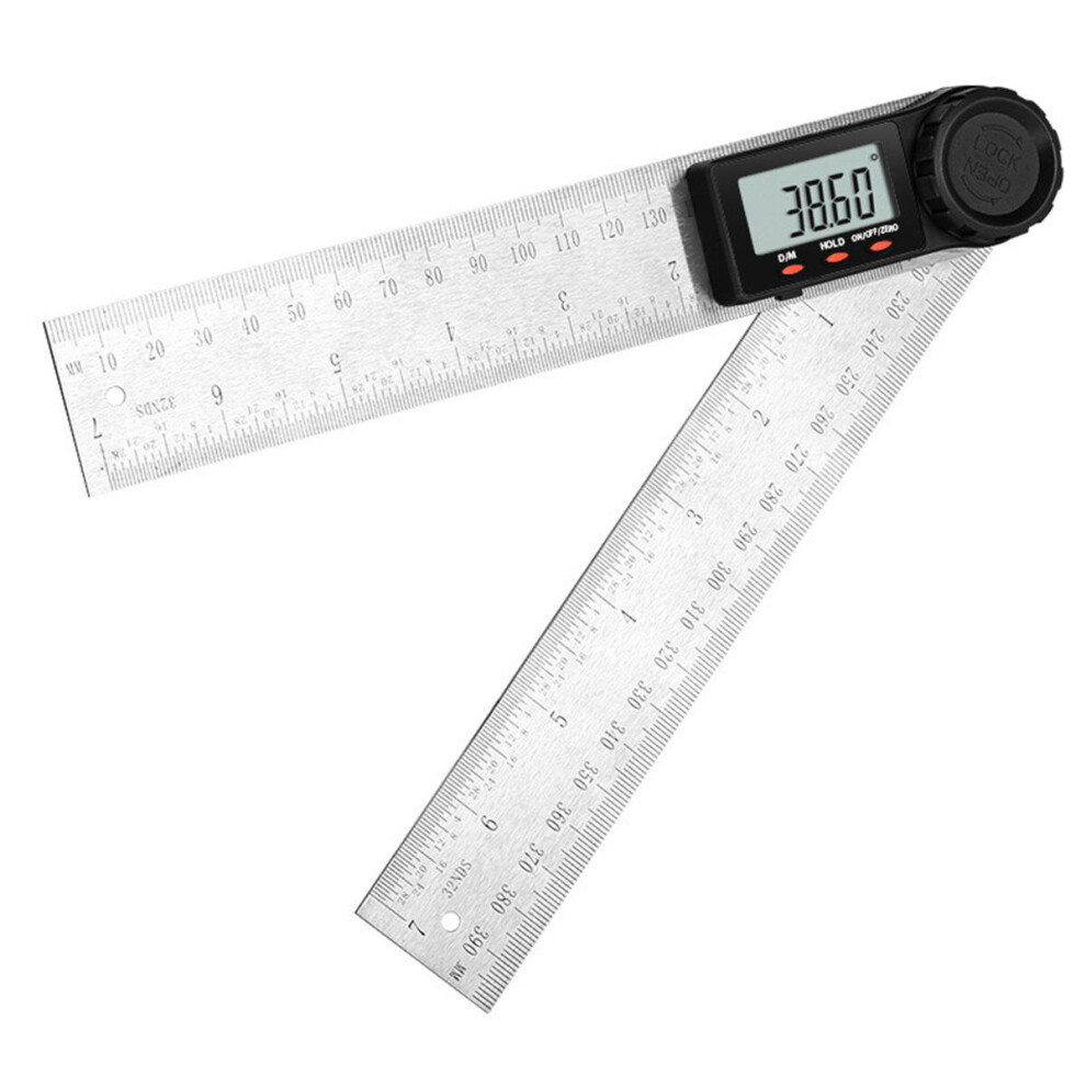 Electronic Angle Ruler Digital Protractor Inclinometer Goniometer Measuring Tool 840079358615