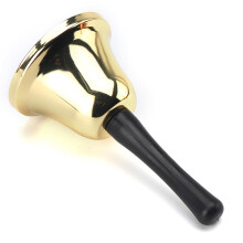 2PCS Stainless Steel Handle Bell School Reception Dinner Shop Hotel Pet Training Bell Hand Bell