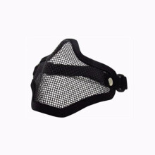 Half Face Mesh Mask Steel Hunting Tactical Protective Airsoft Motorcycle Outdoor