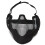 Steel Paintball Airsoft CS War Game Half Face Mesh Protection Mask 1