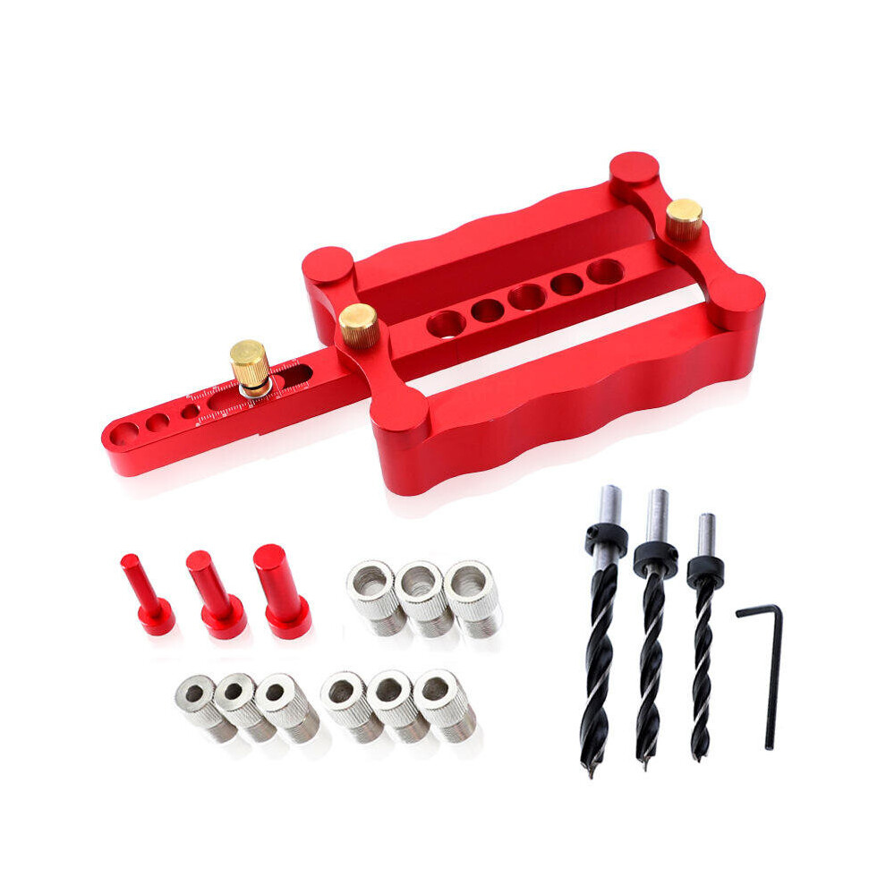 6/8/10Mm Self-Centering Woodworking Doweling Jig Drill Guide Wood Dowel Puncher Locator Tools Kit For Household Carpentry 02 Style 4191026508321