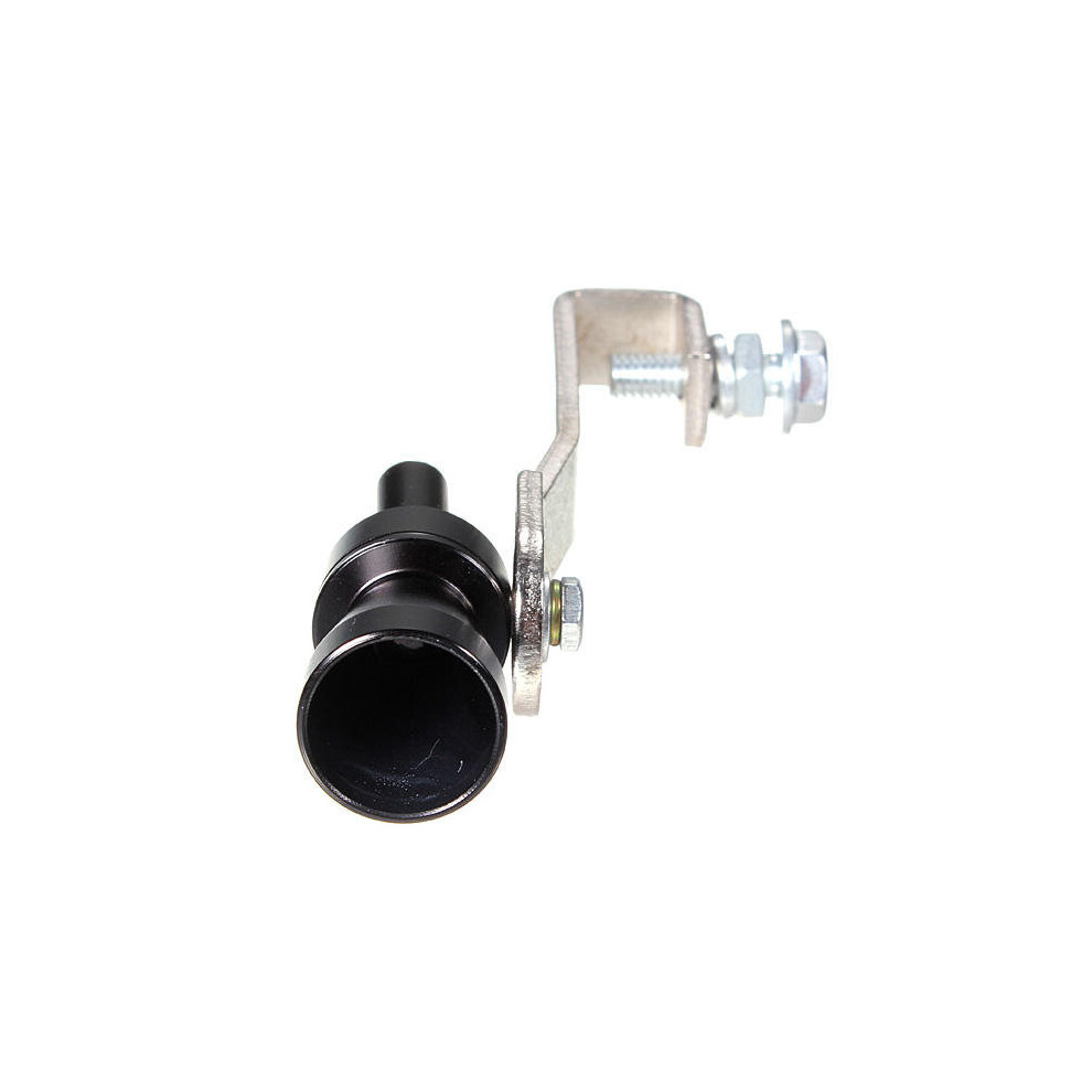 2Pcs Exhaust Fake Turbo Whistle Pipe Sound Muffler Blow Off Valve Bov L Size Color Black 840079093172