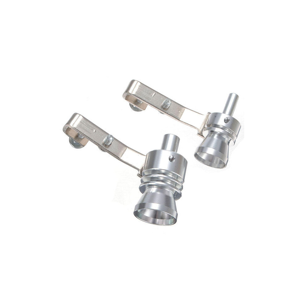 2Pcs Fake Turbo Sound Whistler Muffler Exhaust Pipe Blow Off Valve Bov Light 5202984965381