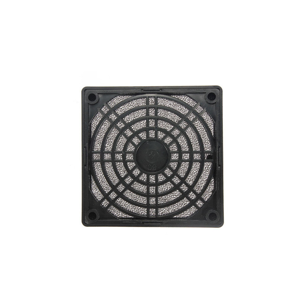 Dustproof Dust Filter For Computer Fan 80Mm Black 840079125644
