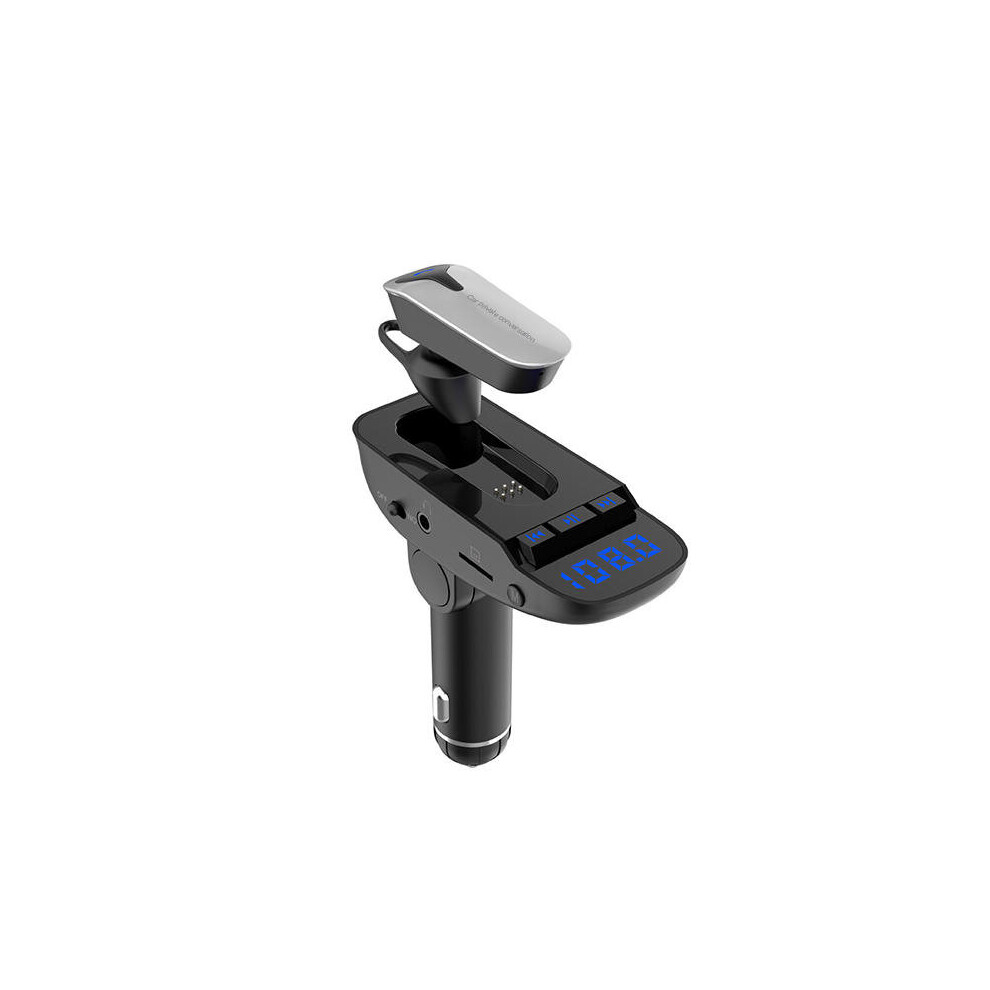 Er9 Wireless Bluetooth V4.2 Headset Fm Transmitter Car Mp3 Adapter Car Kit Tf Sd Card Usb Port 5202984942733