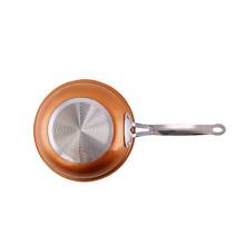 Copper Chef Round Fry Pan Non-stick Frying Pan Copper-colored Aluminum Pan Cookware 20CM DIAMETER