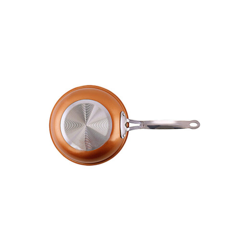 Copper Chef Round Fry Pan Non-stick Frying Pan Copper-colored Aluminum Pan Cookware 20CM DIAMETER