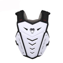 Off-Road Motorcycle Armor Safety Protective Gear Shockproof Breathable Chest Protector WHITE COLOR