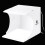 PU5137 20cm Portable Shooting Tent with Shadowless Bottom Light Lamp Panel Pad 2