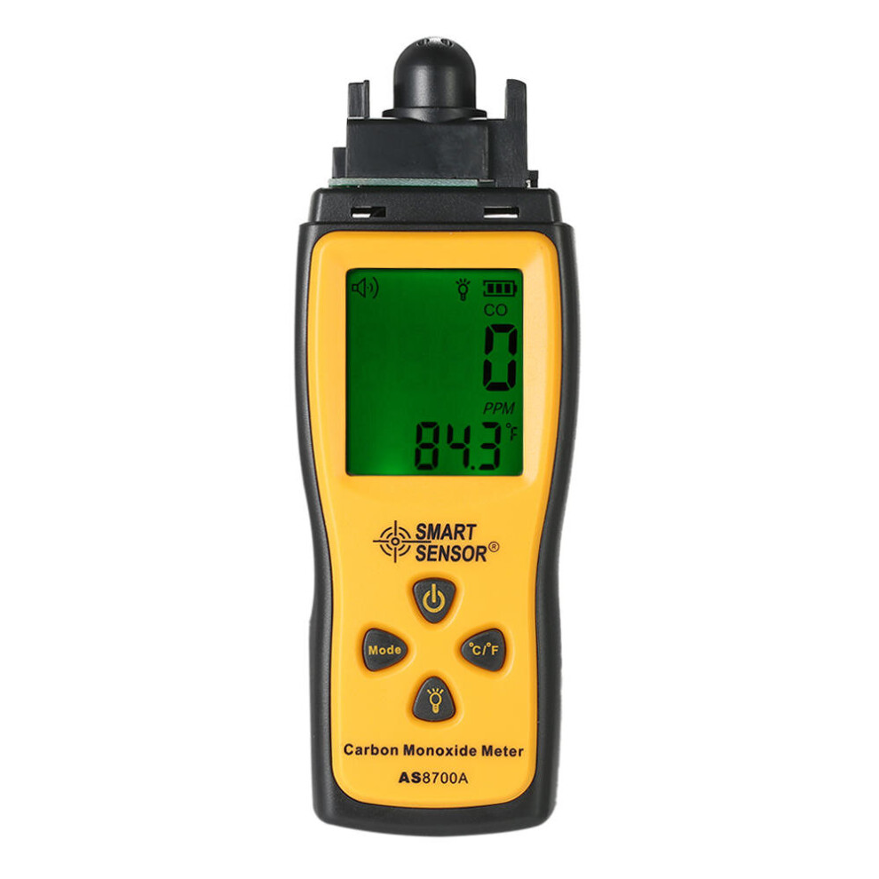 As8700a Handheld Lcd Co Gas Analyzer Carbon Monoxide Tester Gas Detector 0-1000Ppm Temperature Tester 814730368930