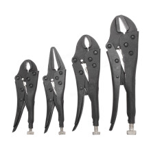 4pcs Locking Pliers Set Steel Heavy Duty Serrated Mole Grips Wrench Kit Tool Box
