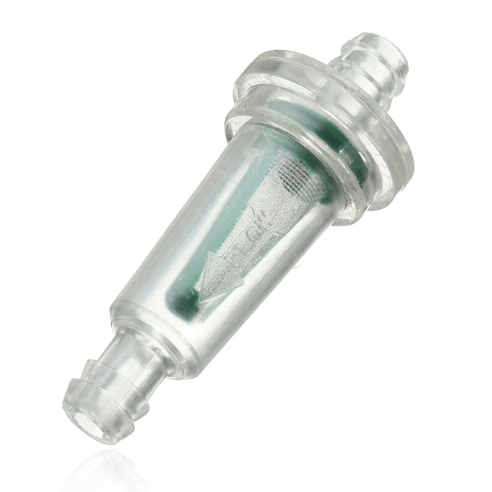 2 Pcs 8Mm Fuel Line Filter Universal Inline Petrol Motorcycle Pit Dirt Bike Atv White 5202984975762
