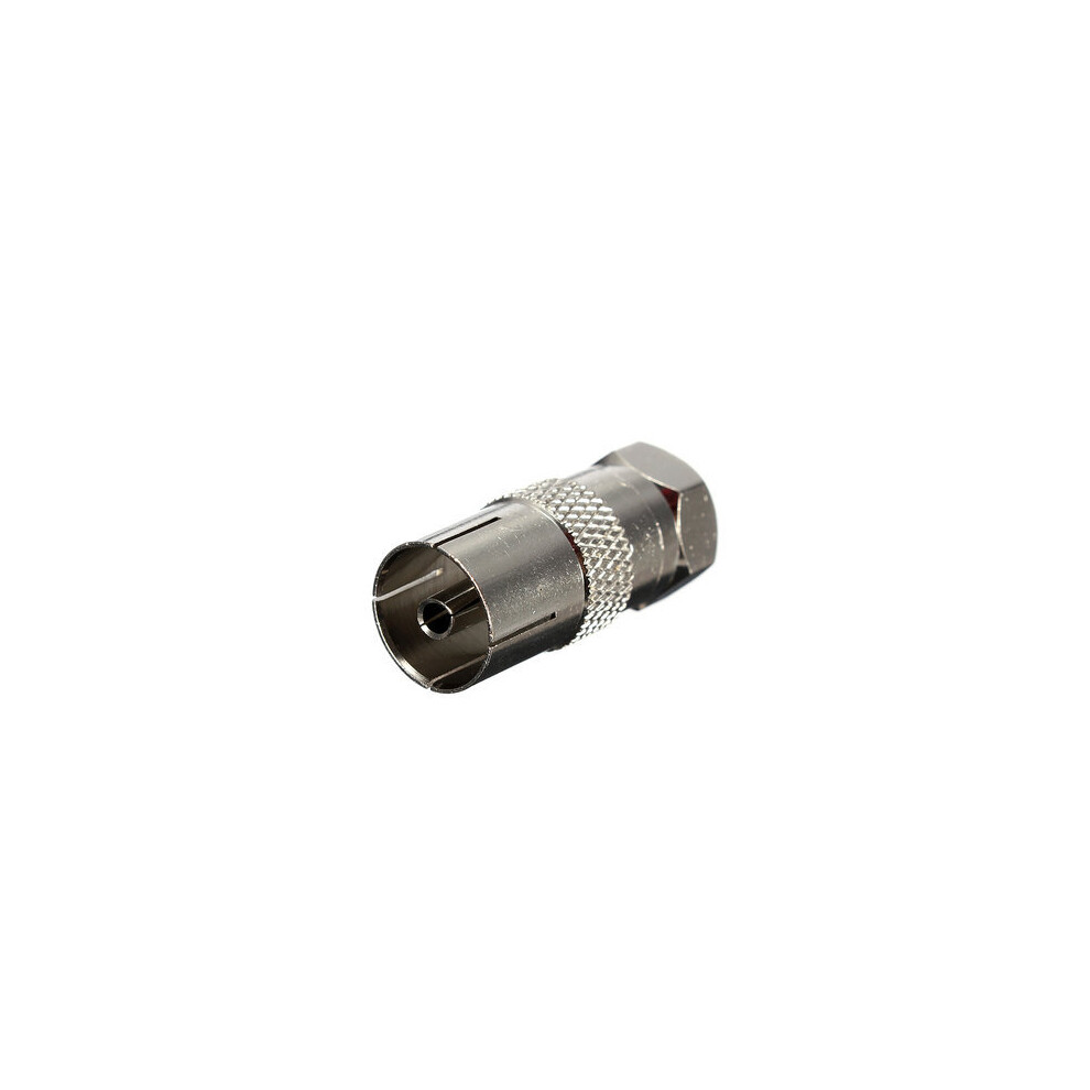 F Male Plug To Tv Aerial Female Socket Adaptor Rf Coaxial Converter 4151093690909