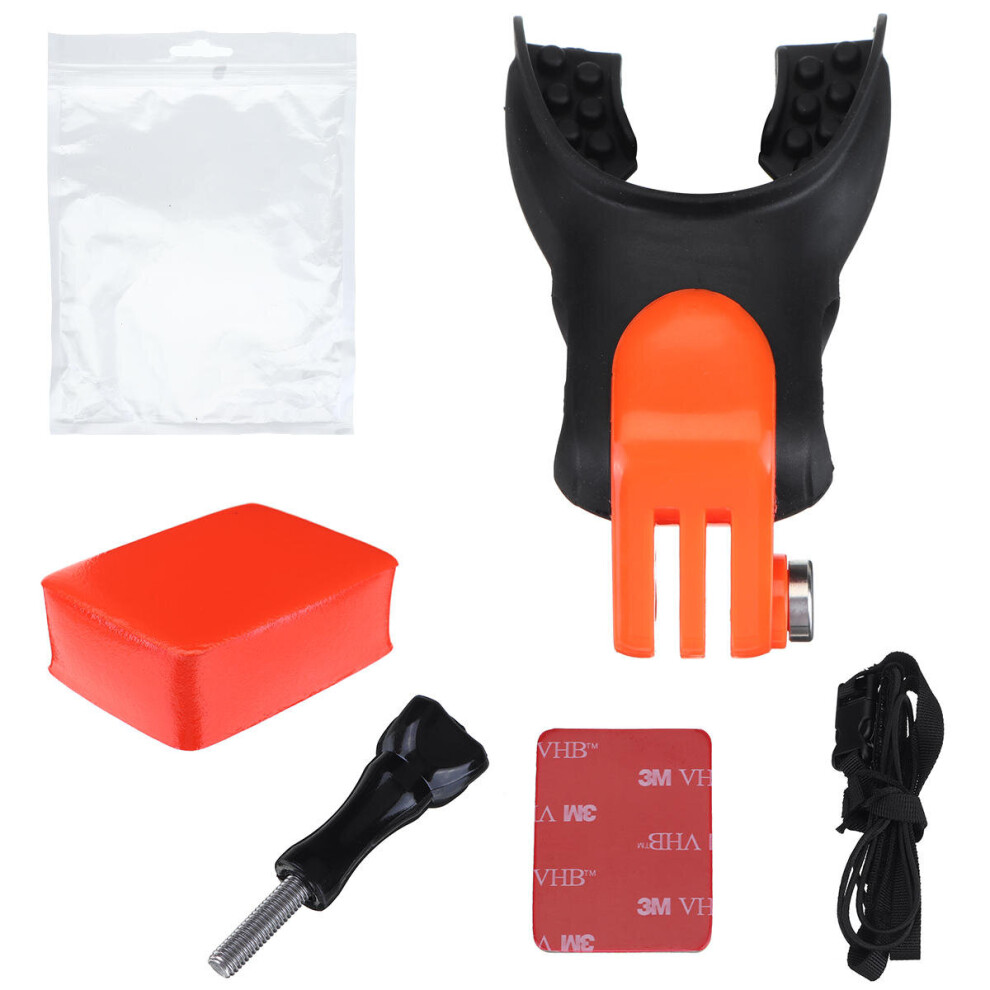 Surfing Skating Surf Dummy Bite Mouth Mount Float Sponge For Gopro Hero 7/6/5 Action Sports Camera Green 4151093696666