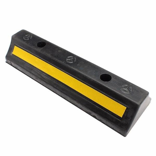 Car Parking Rubber Wheel Alignment Black Car Reversing Pad Security ...
