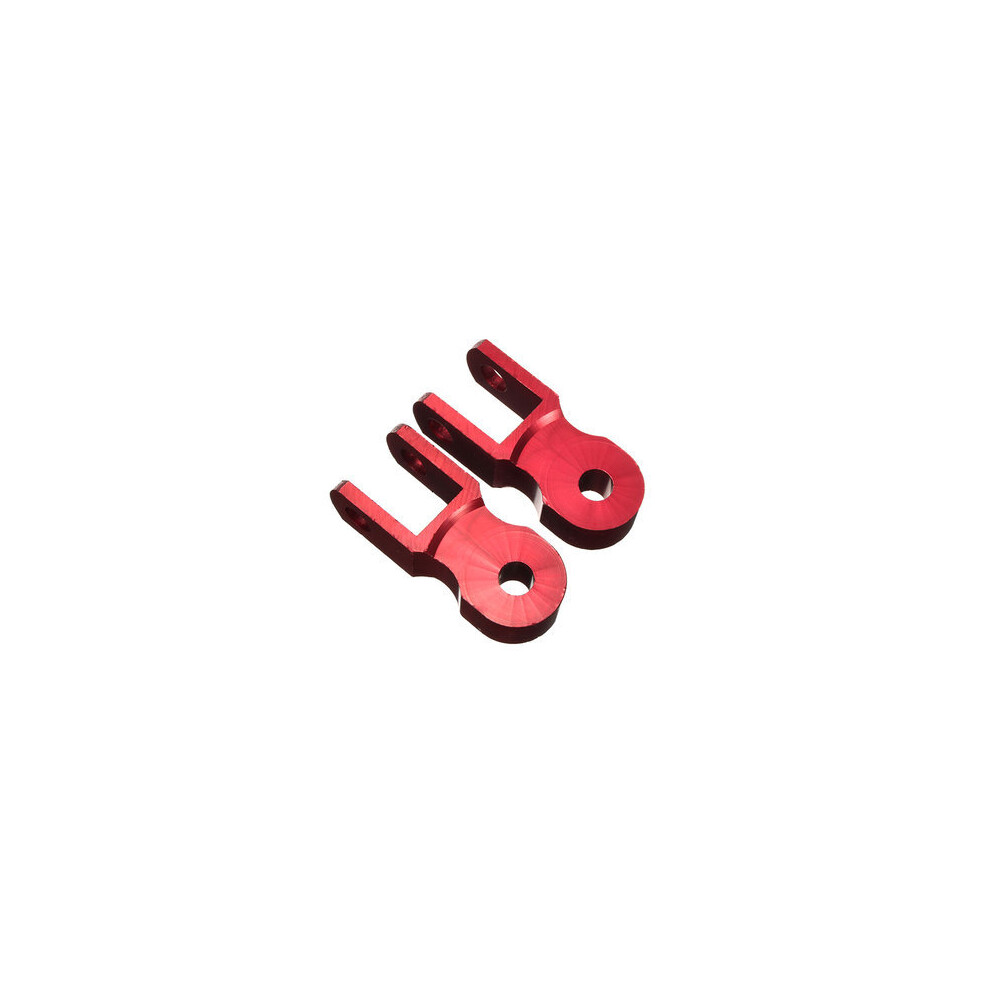 4 Pcs Motorcycle Heightening Device For Shock Absorber Rear Riser Increased Damping Device Booster Colour Red 5202984949053