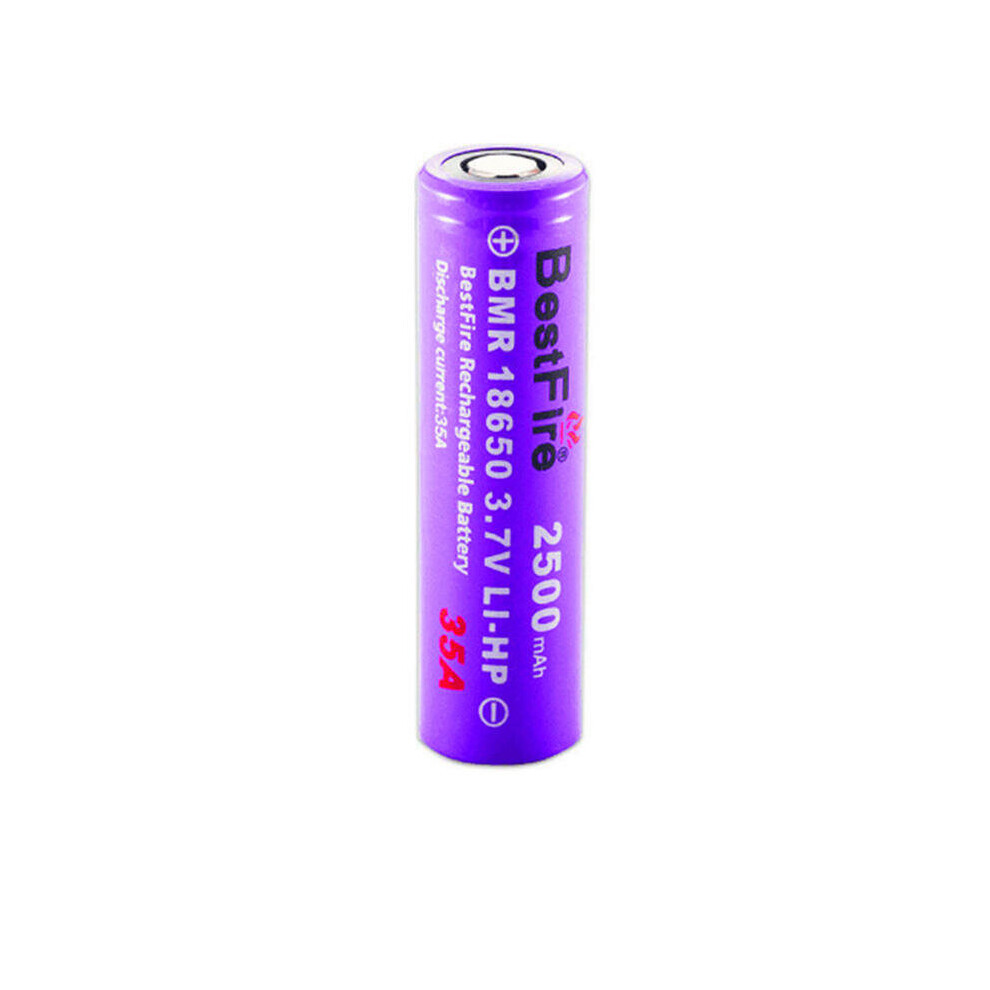 2Pcs 18650 Battery 2500Mah 35A 3.7V Rechargeable Lithium Battery 6901722555219
