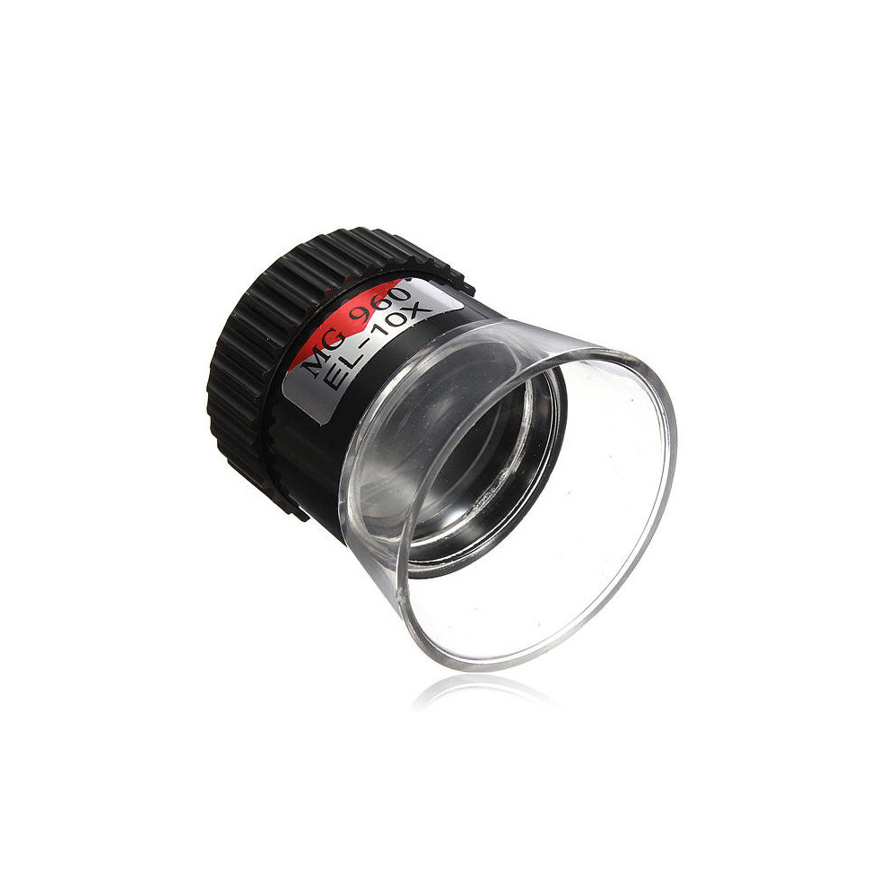 Black 4Pcs 10X Monocular Magnifying Glass Loupe Lens Eye Magnifier