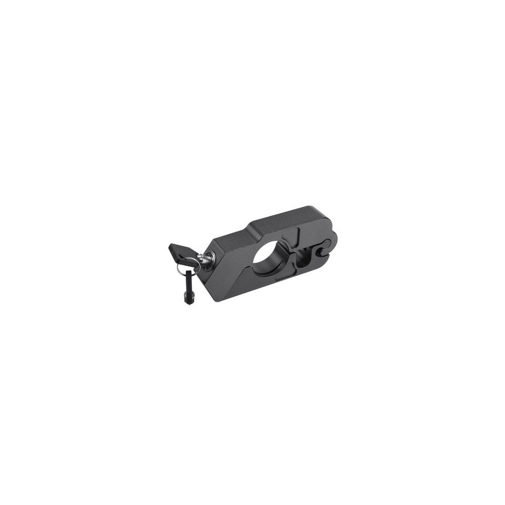 Motorcycle Handlebar Grip Brake Lever Security Bike Lock Anti Theft Universal Color Black 4191026516777