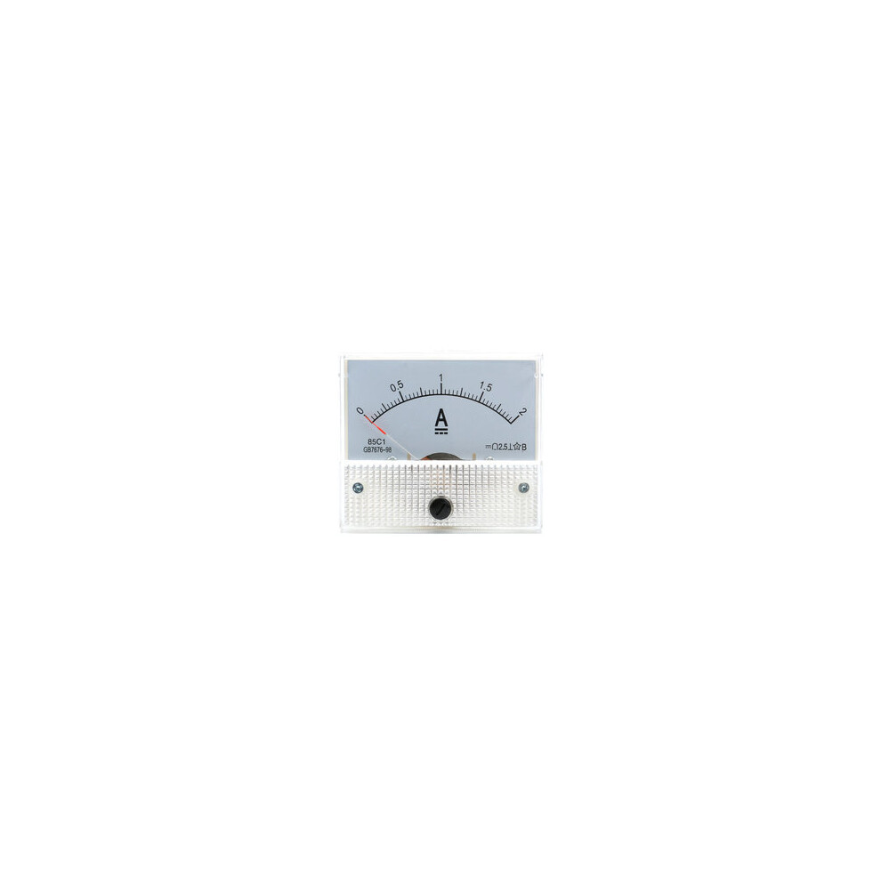 2Pcs Analog Meter Panel Amp Current Ammeter Gauge 840079349736