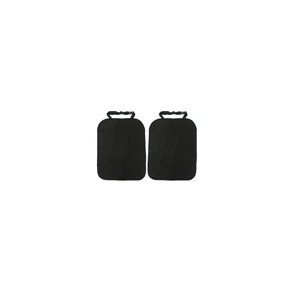 2pcs Back Seat Protector Car Seat Kids Baby Kick Mat Auto Cleaning Cushion Cover Set