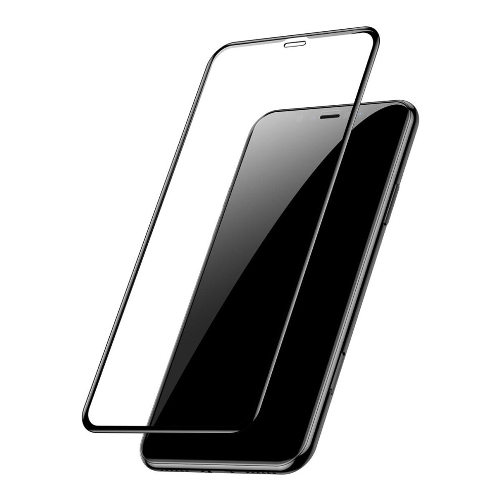 8Pcs 0.3Mm Full Glass Clear/Anti Ray Scratch Resistant Tempered Glass Screen Protector For Iphone Xs Max/Iphone 11 Pro Max Blue/Light 6441594706703