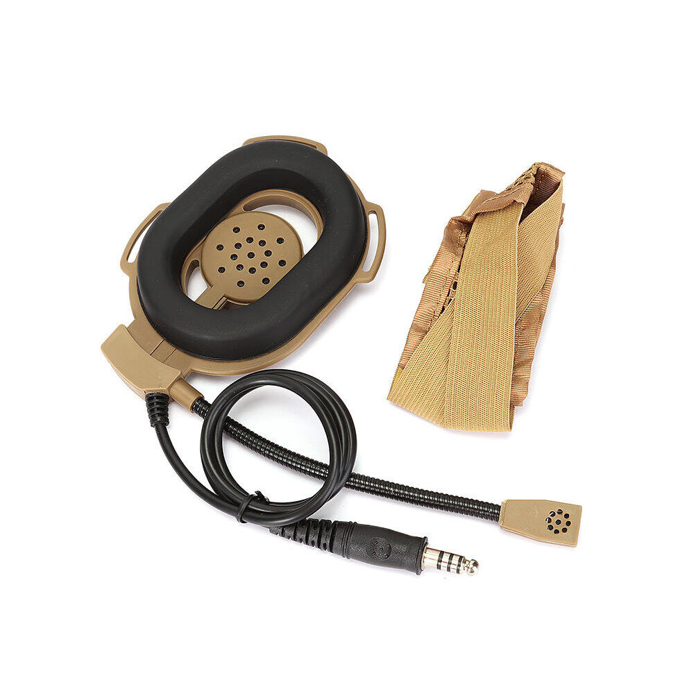 Tactical Elite II Headset Earphone For Z-TAC Bowman Unilateral Headphone Airsoft Accessories EARTHY