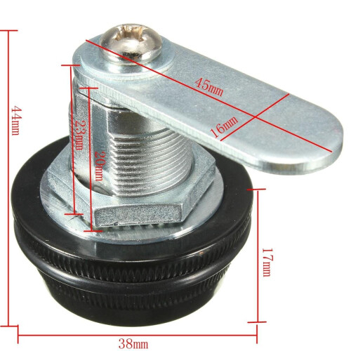 3-Dial Code Combination Cam Lock Zinc Alloy Furniture Cabinet Mail Box Security Coded Lock 1