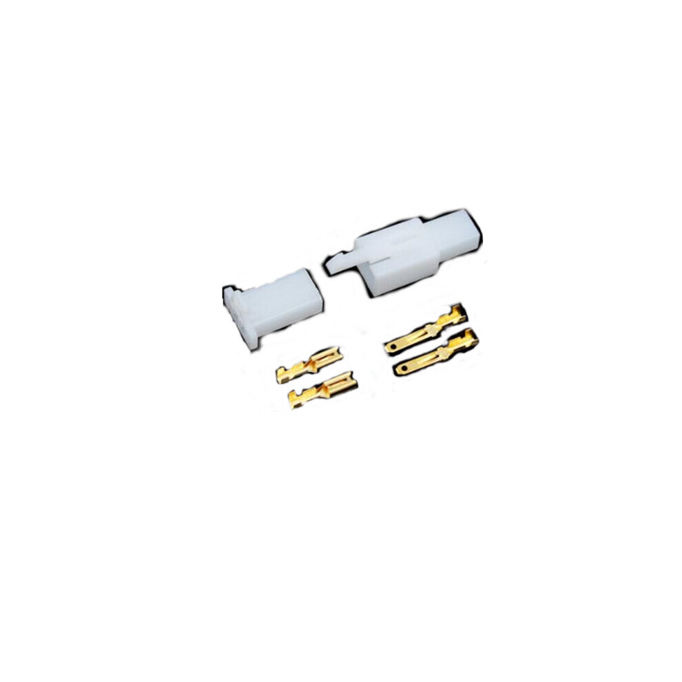 1Set 2.8Mm Male Female 2 Flat Way Connectors Terminal For Motorcycle Car 840079326102