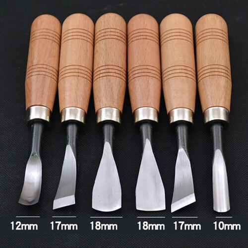 6pcs Professional Wood Carving Tools Kit Woodworking Craft Chisel Hand 1