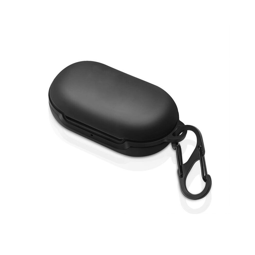 Portable Shockproof Solid Color Silicone Earphone Storage Case With Keychain For Samsung Galaxy Buds 6441594711301