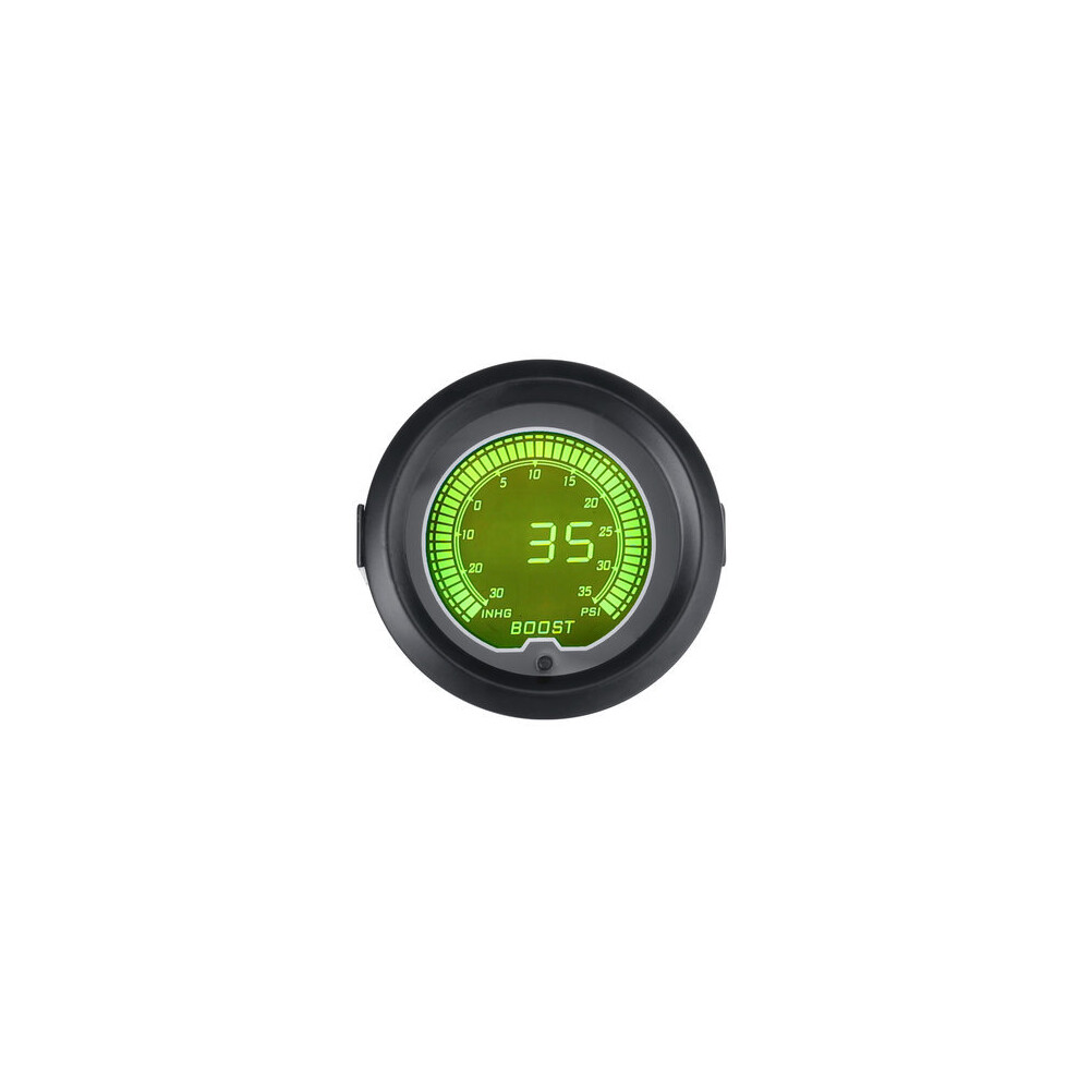 7 Color 2Inch 52Mm Digital Led Turbo Boost Vacuum Pressure Gauge Meter 35 Psi 5202984934370
