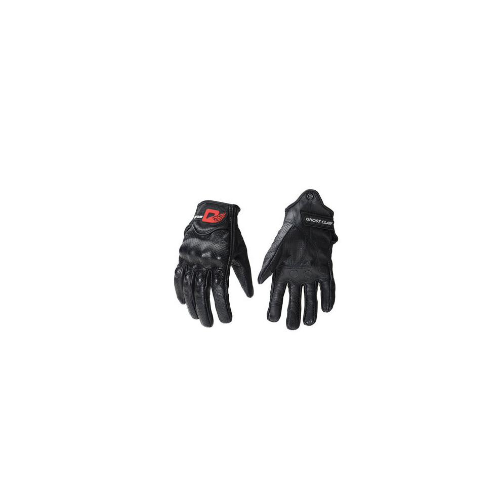 Ghost Racing Motocross Racing Leather Gloves Motorcycle Protective Gear Goatskin Touchscreen Men Women 5202984936381