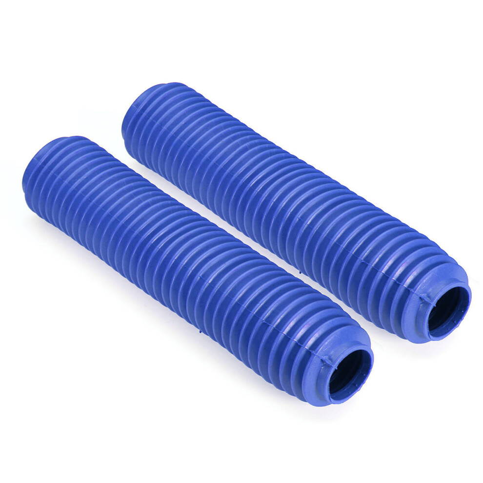 360Mm Fork Dust Cover Gaiters Boots Shock Rubber For Motorcycle Dirt Bike Color Blue 5202984939924
