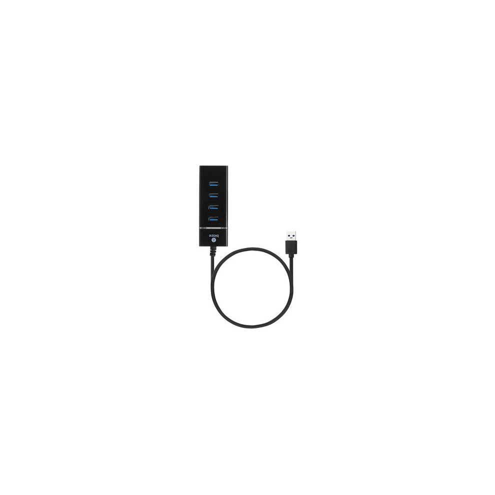 Hub7 Aluminum Alloy Usb 3.0 To 3-Port Usb 3.0 Otg Hub Adapter 0.5M Black 4191026521733